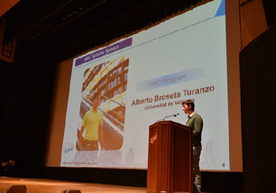 Alberto Broseta, estudiante de ADE-Derecho de la Universitat de València